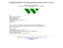 Tablet Screenshot of ingenieur-wolf.de